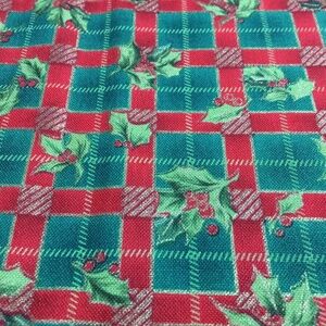 Fabric by the yard, Beautiful Christmas plaid fabric 3 yds